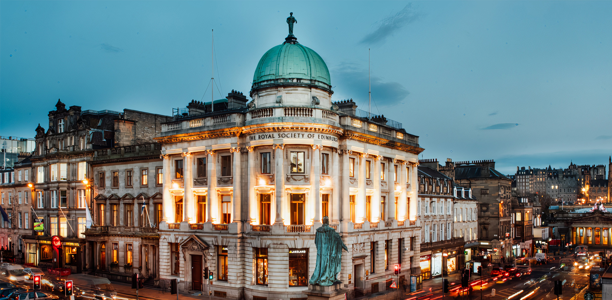 The Royal Society of Edinburgh building in Edinburgh. Photo by Ryan Johnston.