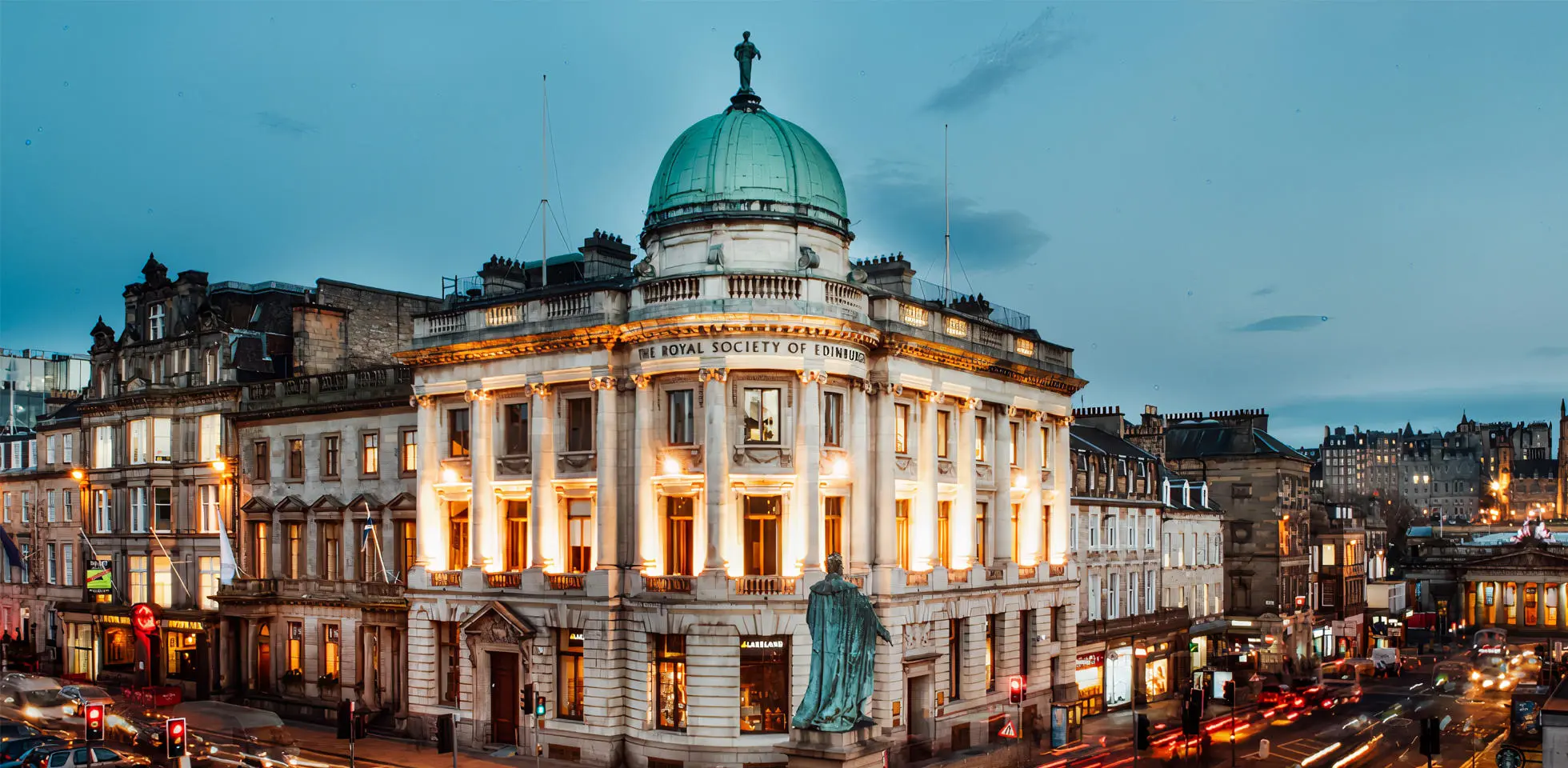 The Royal Society of Edinburgh building in Edinburgh. Photo by Ryan Johnston. 