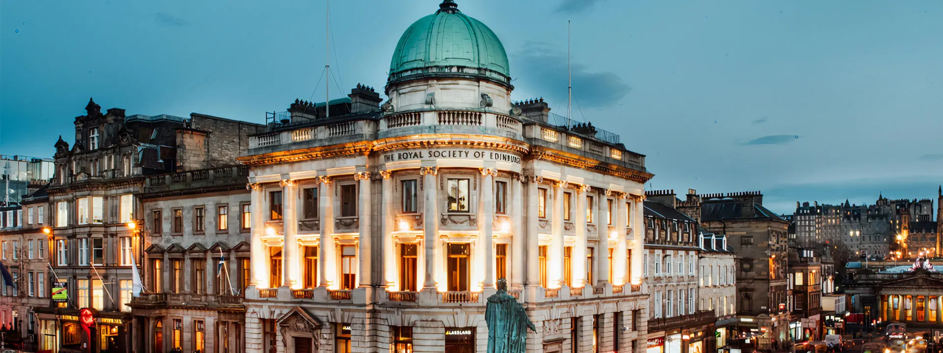 The Royal Society of Edinburgh building in Edinburgh. Photo by Ryan Johnston.