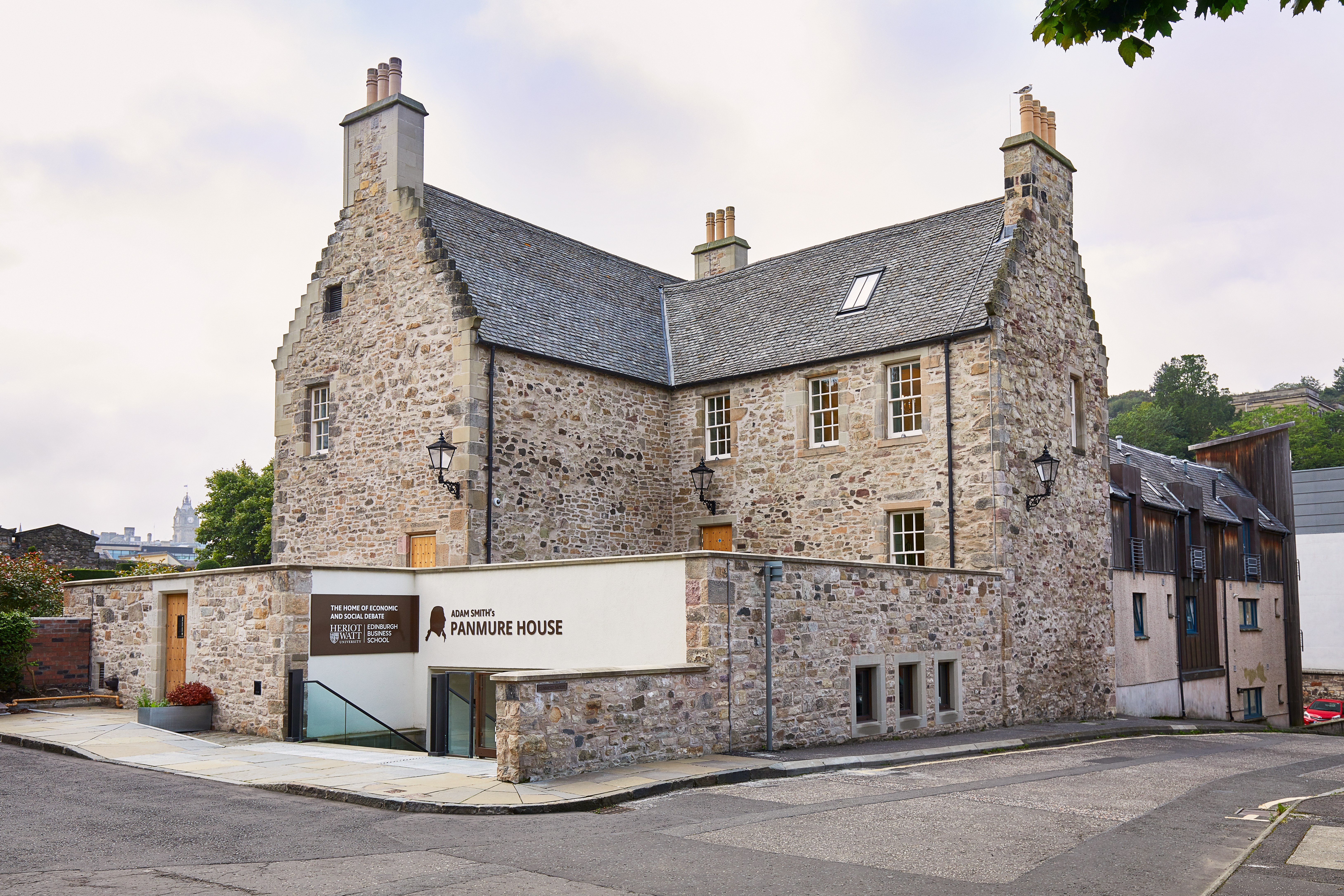An exterior shot of Panmure House