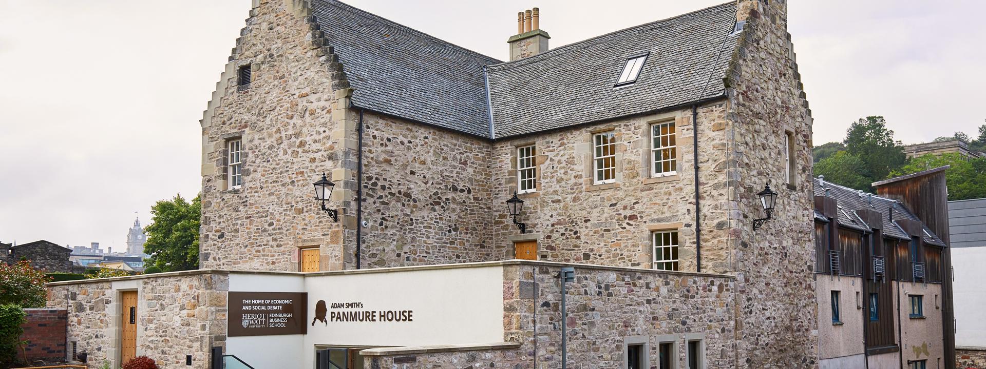 An exterior shot of Panmure House