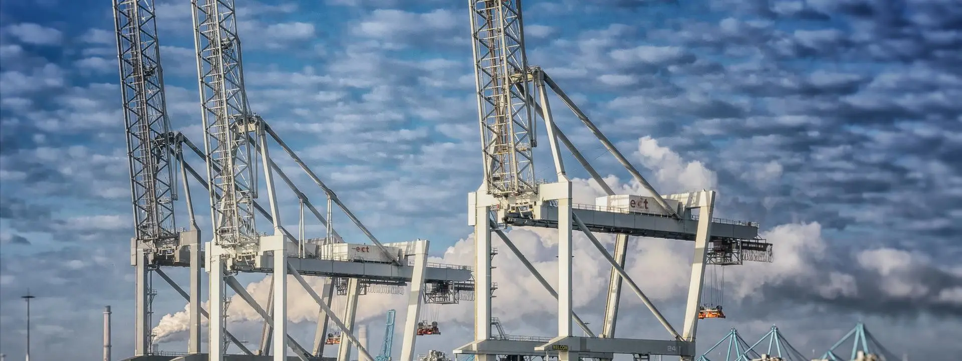 Image of an industrial dockland.