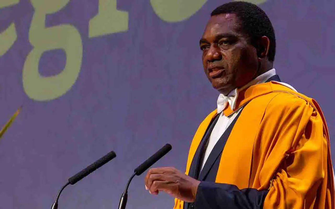 President of Zambia receives honorary degree | Heriot-Watt University
