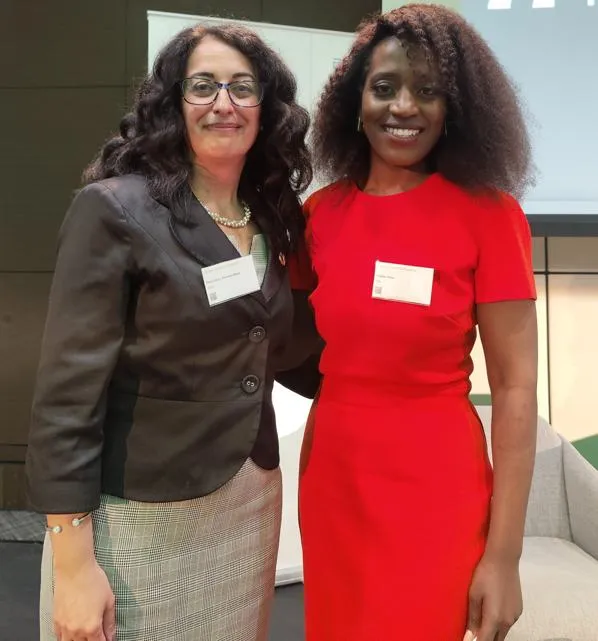 Prof Mercedes Maroto Valer and Mattie Yeta.