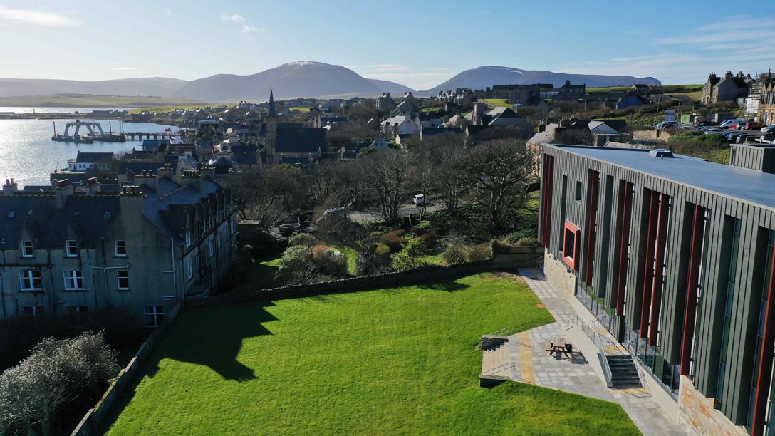 Heriot-Watt’s International Centre for Island Technology (ICIT), the University’s Orkney campus, in the coastal town of Stromness. Heriot-Watt’s International Centre for Island Technology (ICIT), the University’s Orkney campus, in the coastal town of Stromness.