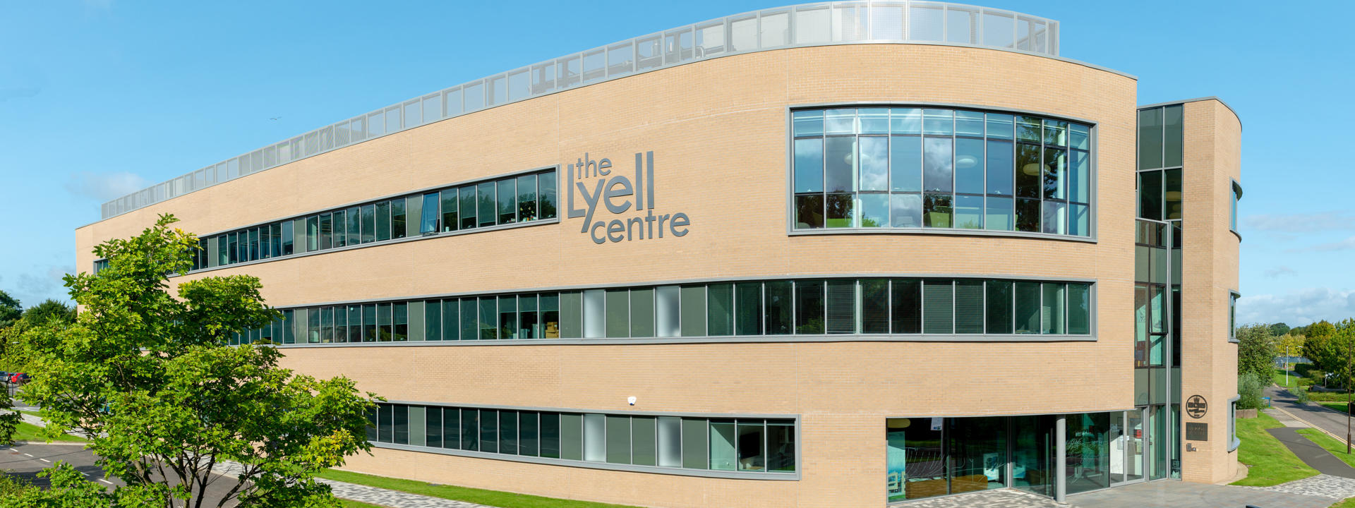 An exterior shot of the Lyell Centre