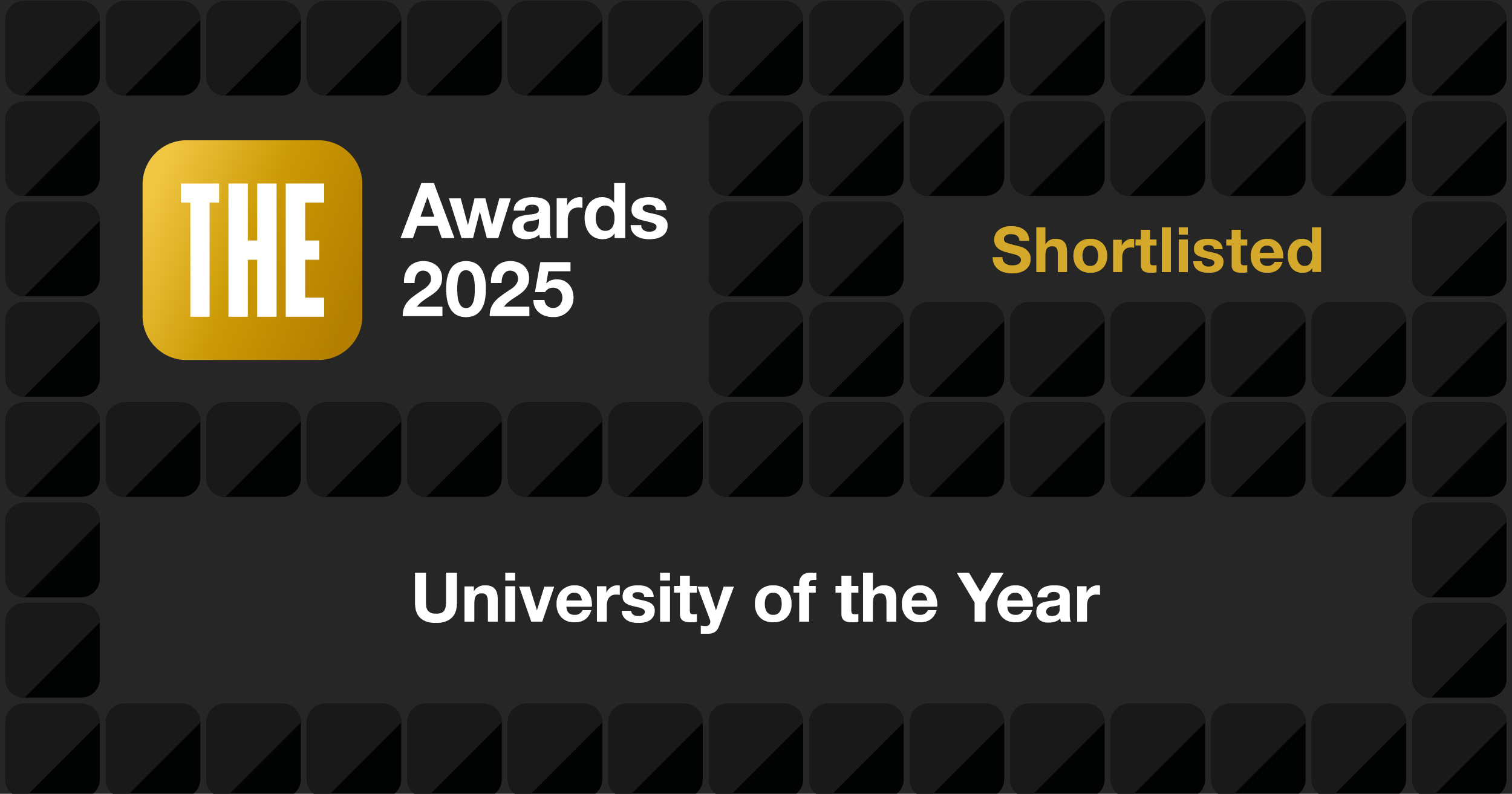 Heriot-Watt has been shortlisted for University of the Year. 