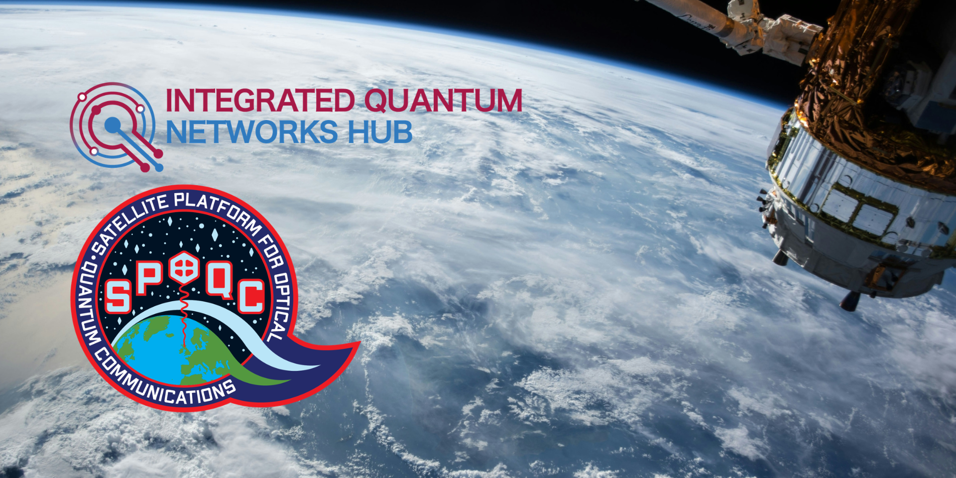 Space, the IQN logo and the SPOQC logo