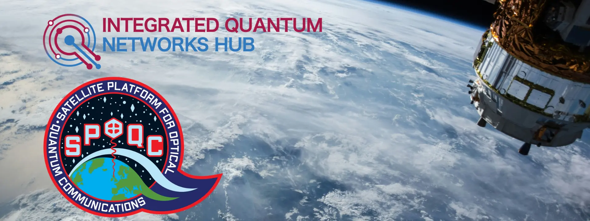 Space, the IQN logo and the SPOQC logo