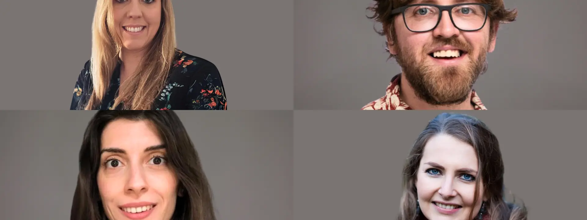 Clockwise: Panmure House Fellows Professor Carmen Boado Penas, Professor Eoin McLaughlin, Professor Beth Watts-Cobbe, and Dr Melis Ceylan.