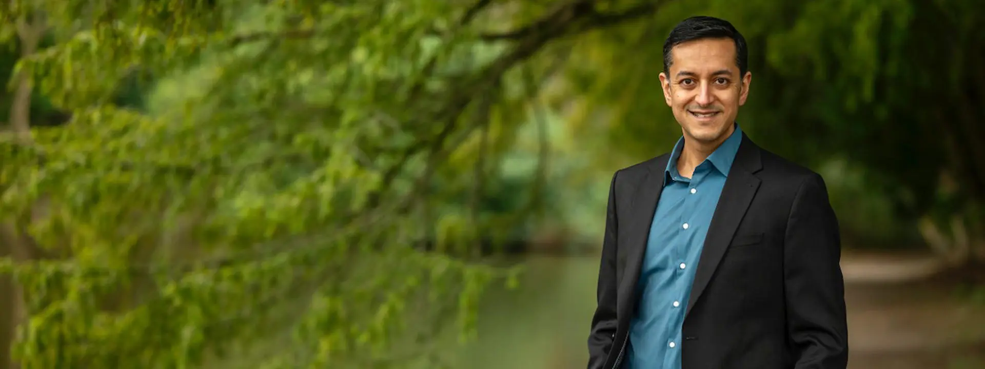 Quantum physicist Professor Mehul Malik of Heriot-Watt University in Edinburgh. Photo by Phil Wilkinson.