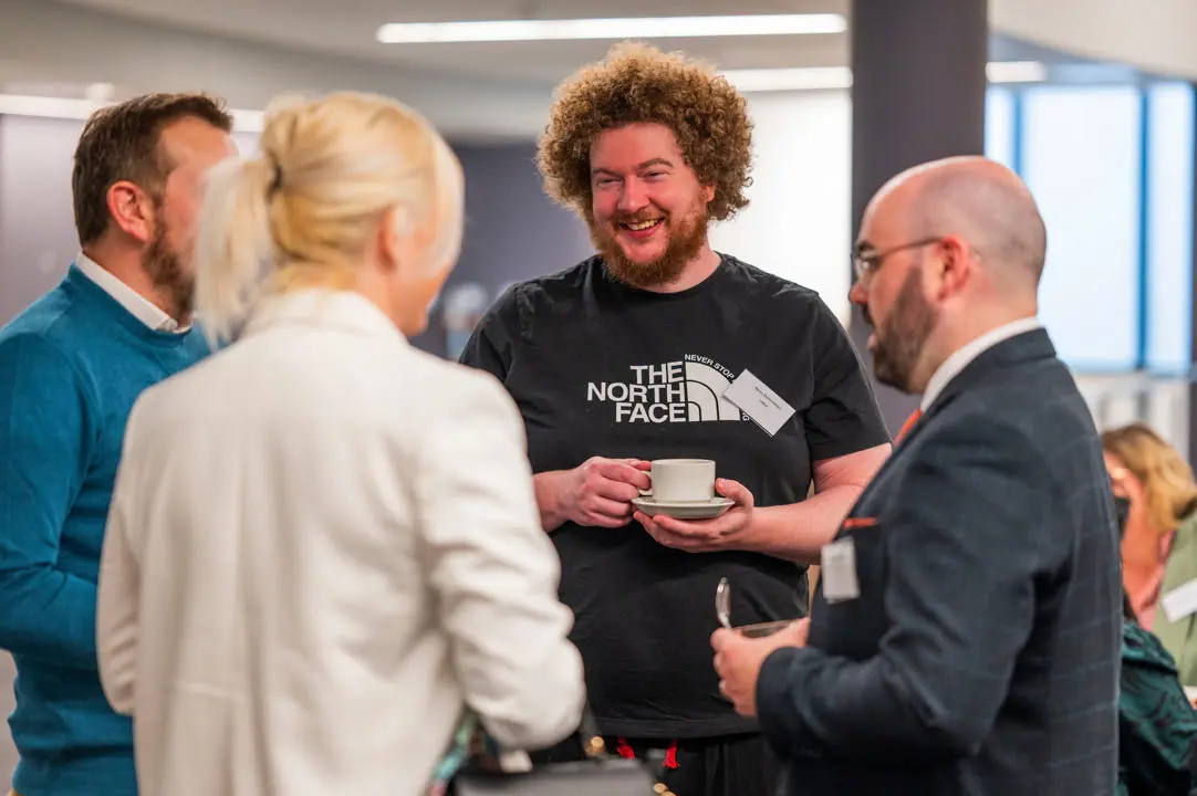 Professor Ross Donaldson talking to delegates
