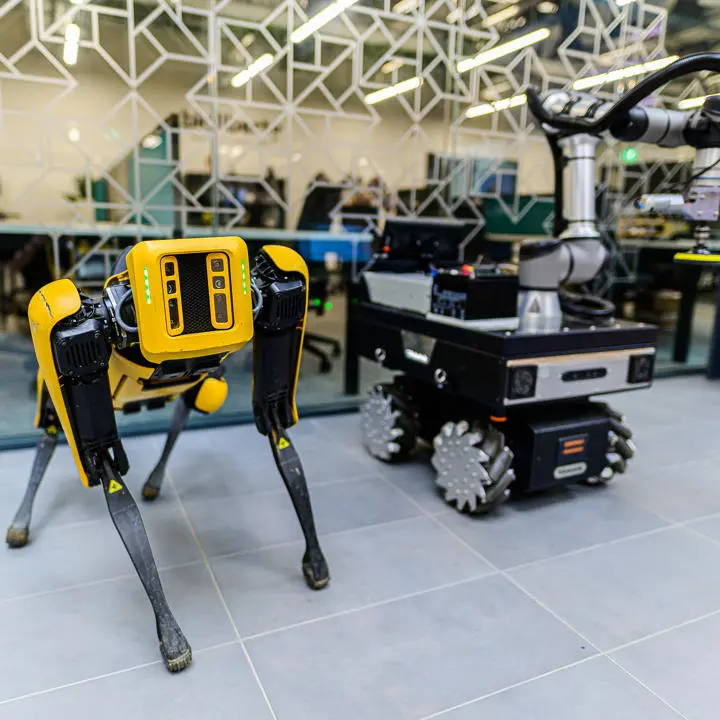 Robot developed in The National Robotarium