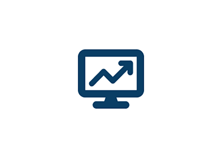 Icon showing an arrow going up