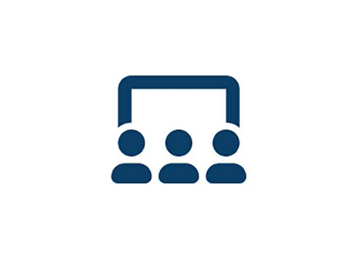 Icon showing 3 figures