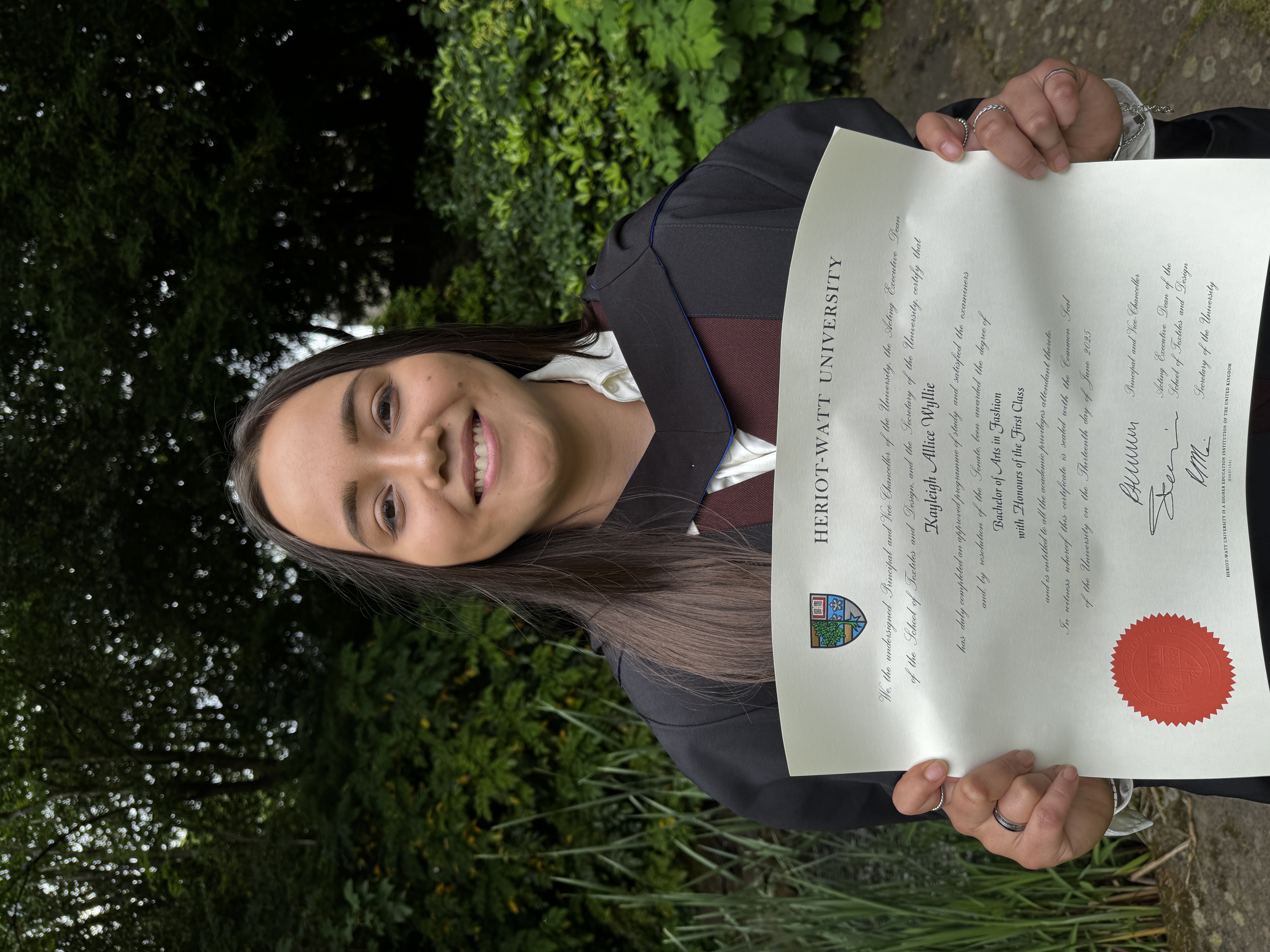 BA (Hons) Fashion graduate