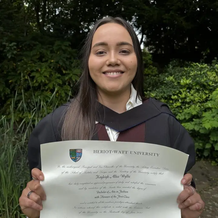 BA (Hons) Fashion graduate