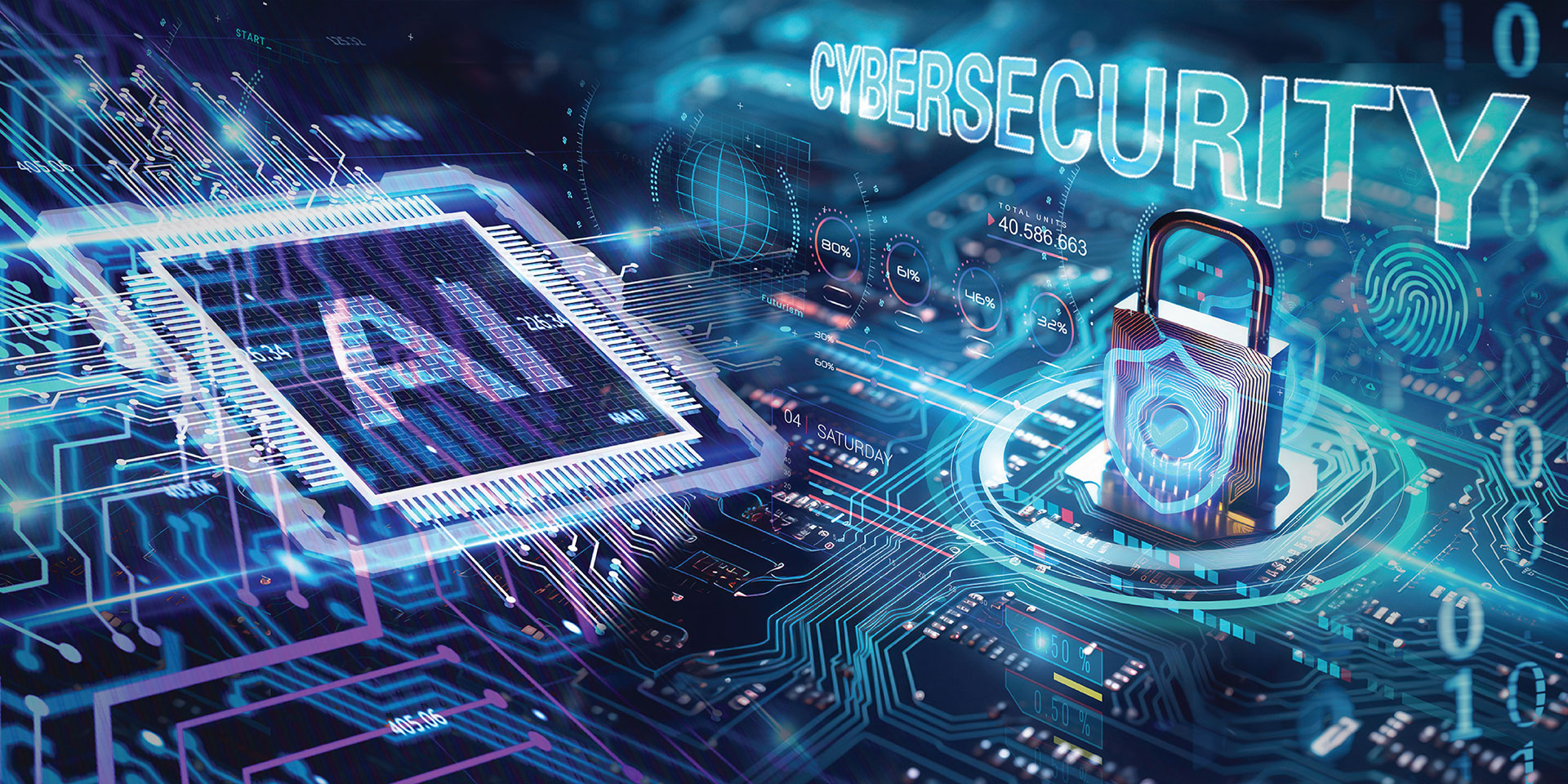 Graphic illustrating cybersecurity's role in safeguarding the internet, highlighting its importance for users.