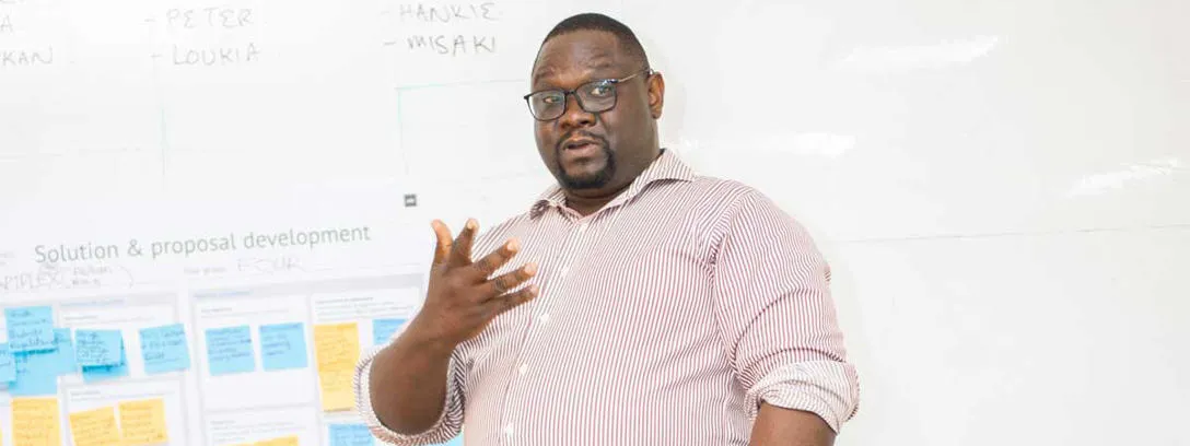 Dr Robert Ssekitoleko took participants through basic of microfluidic device prototyping and lateral flow assay assembly. Dr Robert Ssekitoleko