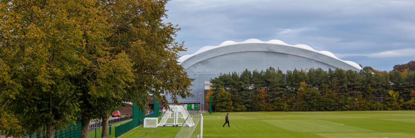 Green football fields