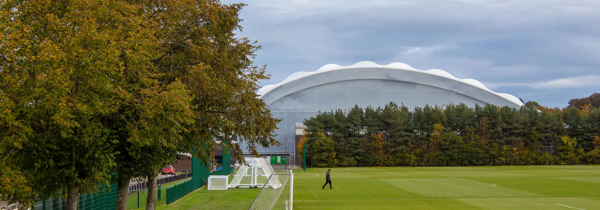 Green football fields