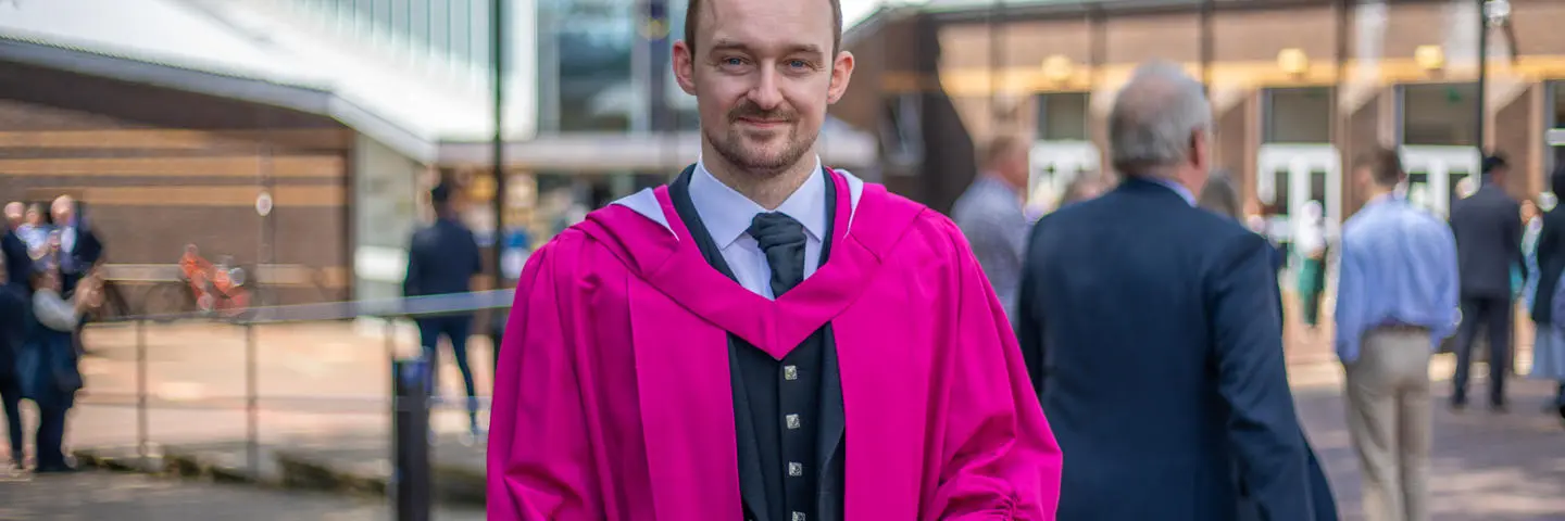 PhD graduate of our Heriot-Watt Edinburgh campus.