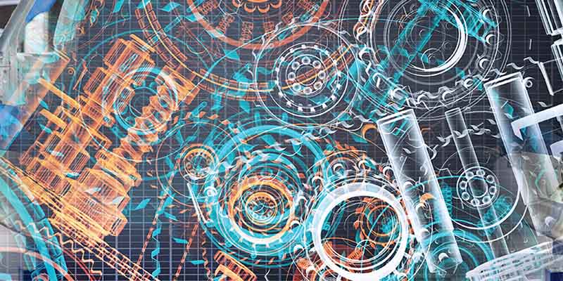 Digitally generated cogs and mechanical parts