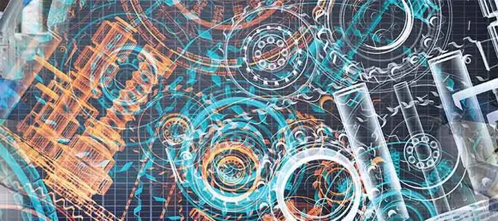 Digitally generated cogs and mechanical parts