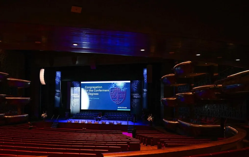 Dubai opera house venue for Dubai campus graduations.