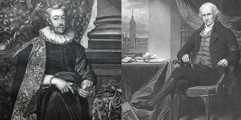 Portraits of George Heriot and James Watt