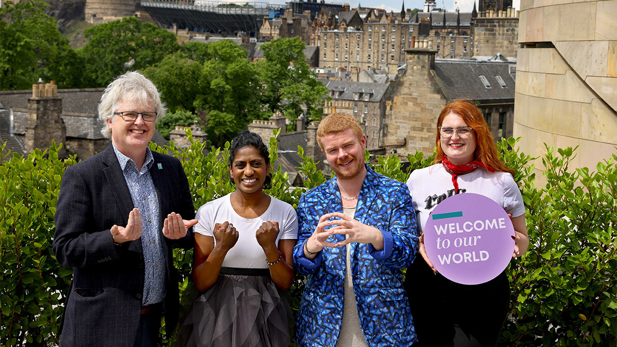 Launch of Edinburgh Deaf Festival 2023
