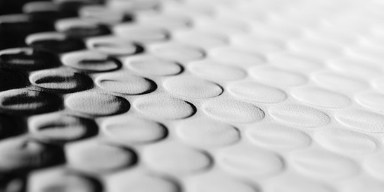 Shiny bubble wrap