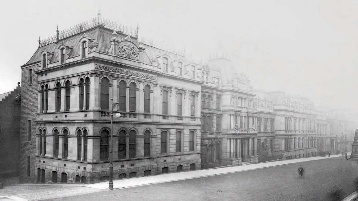Watt Institution and School of Arts building on Chambers Street, Edinburgh circa late 19th Century