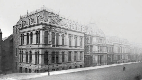 Watt Institution and School of Arts building on Chambers Street, Edinburgh circa late 19th Century