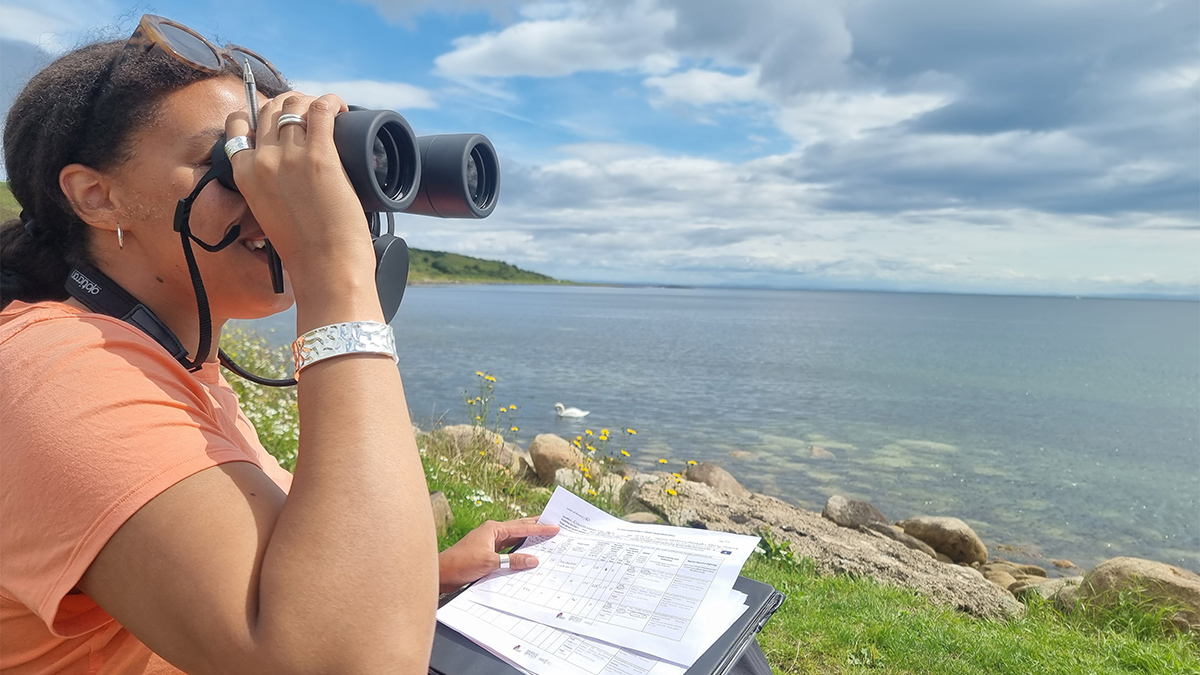 Heriot-Watt student Rebecca Olaleye will be heading the surveys on Arran.