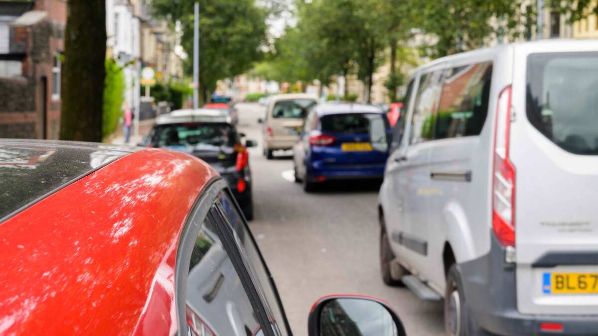 Traffic on street