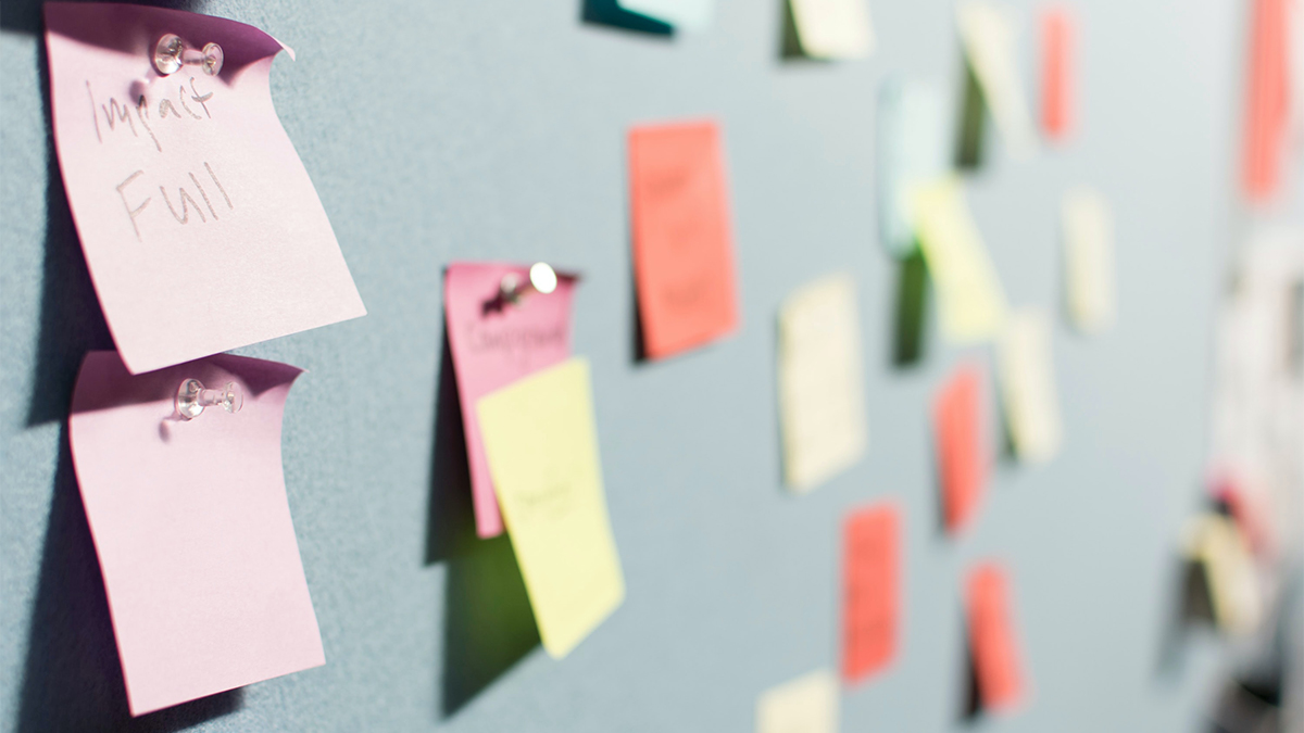 Notes on a board