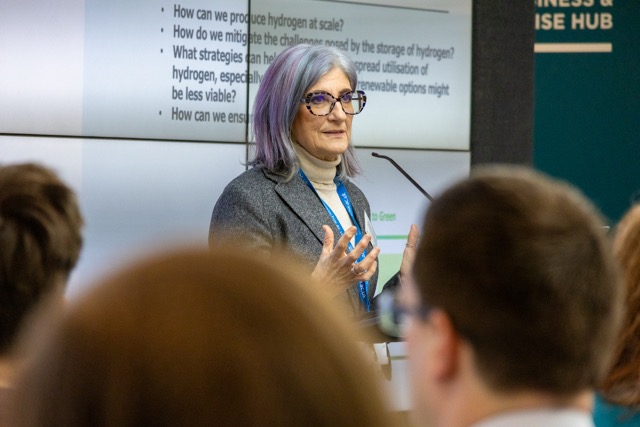 Raffaella Ocone addressing Hydrogen Conference