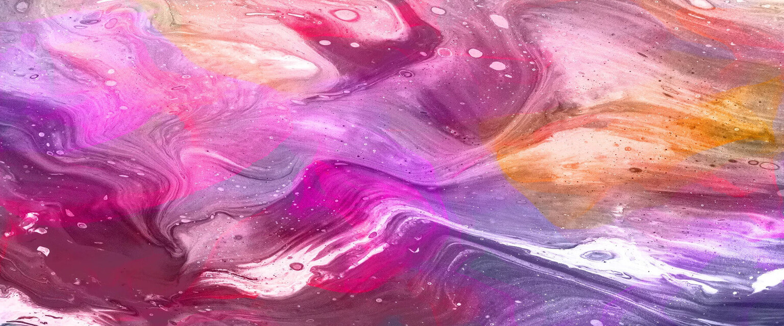 Swirling, bright paint pattern