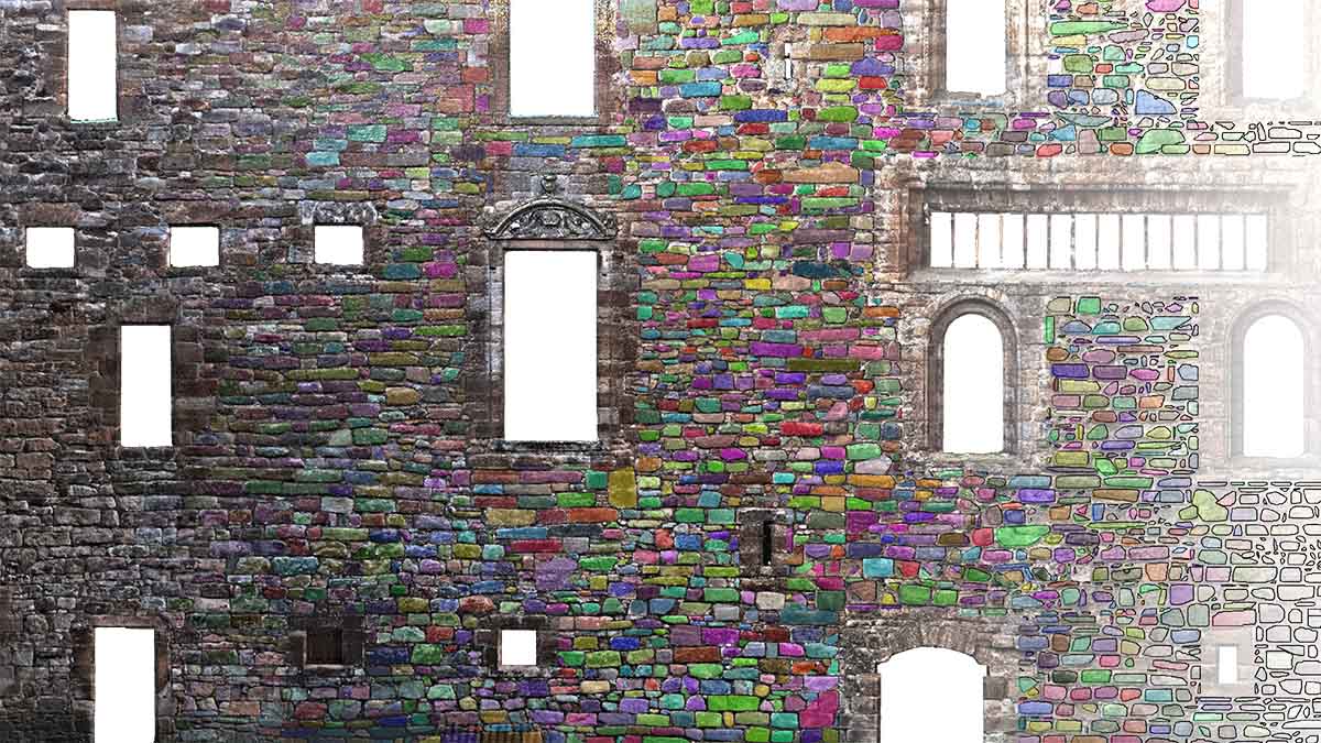Automated masonry segmentation of Linlithgow Palace