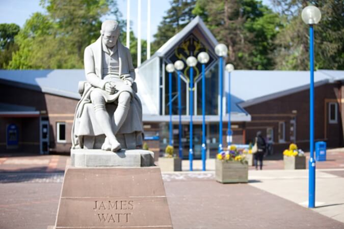 Heriot-Watt University Edinburgh entrance