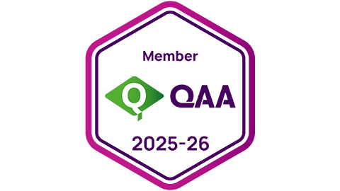 QAA UK member 2025-26 badge